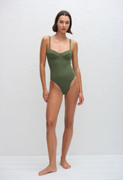 Balconette Maillot - Safari Crinkle - Matteau